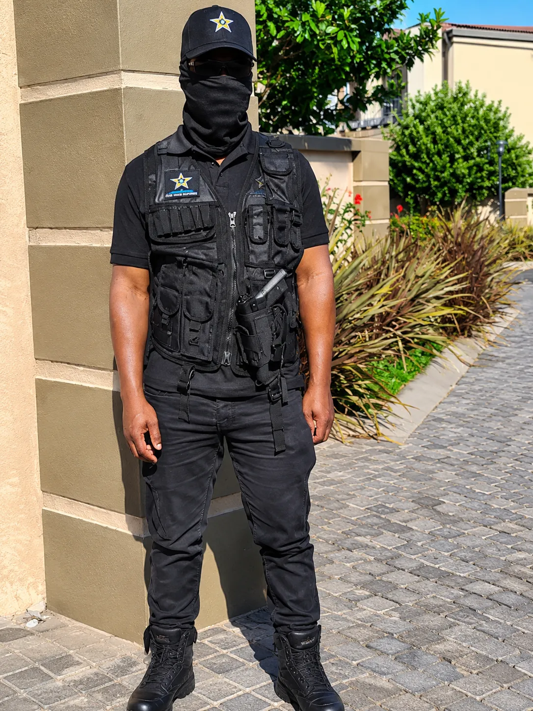 Zulu Armed Response security officer on duty